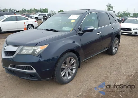 2011 Acura Mdx Advance Package из США, поврежденный, VIN 2HNYD2H57BH543762